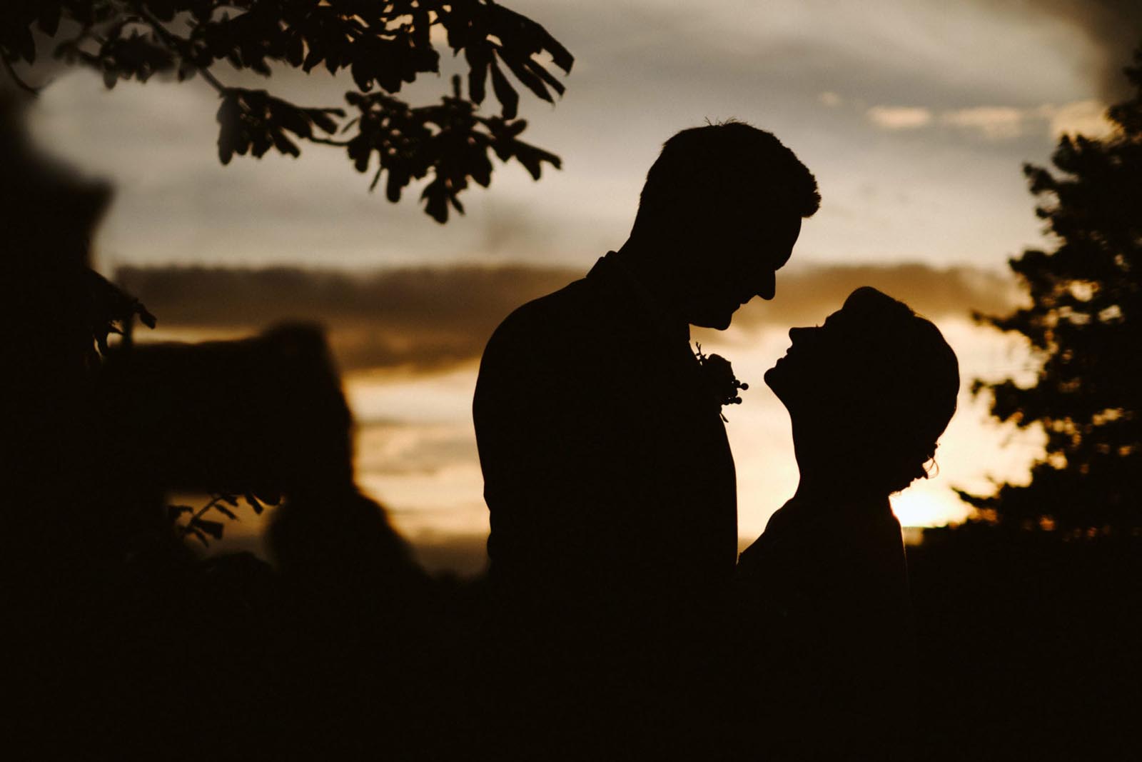 Bride and Groom silhouette