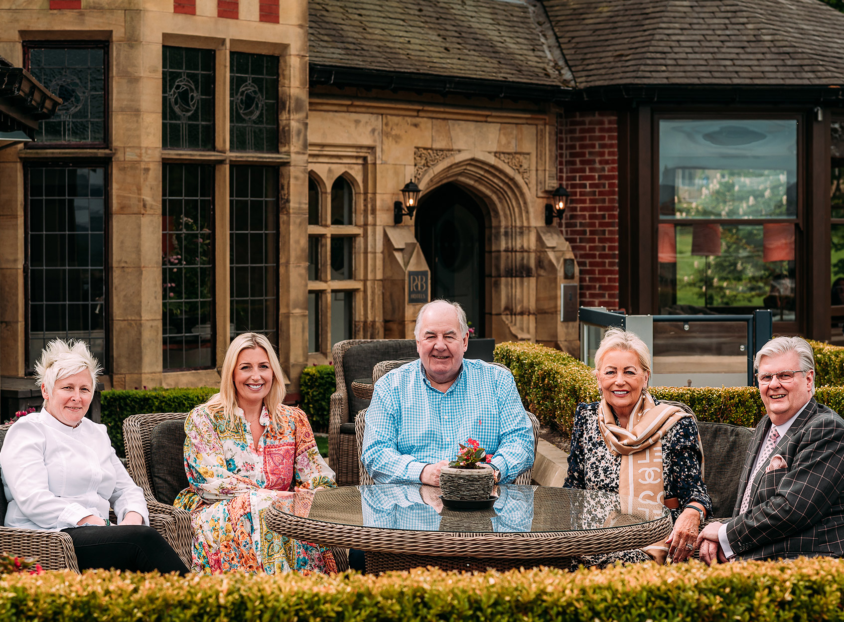 Lisa Goodwin-Allen, Olivia Ellis, Alf Ellis, Clare Ellis, Craig Bancroft